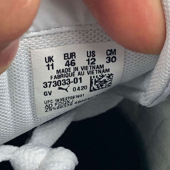 Puma Bari Z men’s casual sneakers white/black - Picture 10 of 12